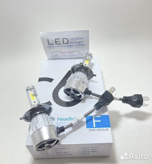 LED Лампы C6 H4