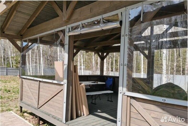 Мягкие окна для беседки/веранды/ террасы