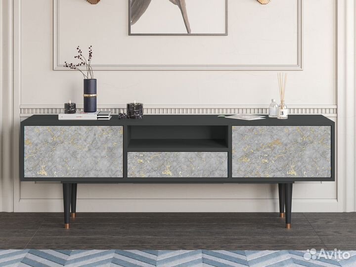 Тв-тумба T6 - Антрацит - Mariana Trench