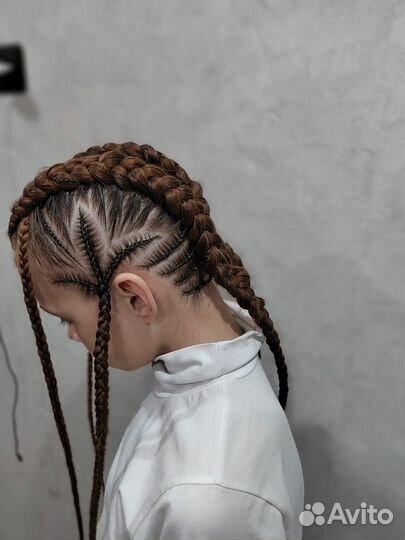 Брейды афрокосы боксёрские косы