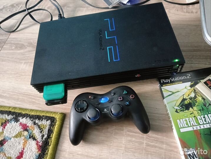 Sony PS2 fat Midnight Black + HDD 250Gb