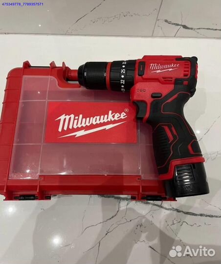 Шуруповерт Milwaukee 18V с двумя АКБ бесщеточный