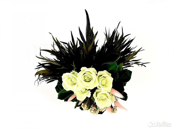 Композиция в керамическом кашпо