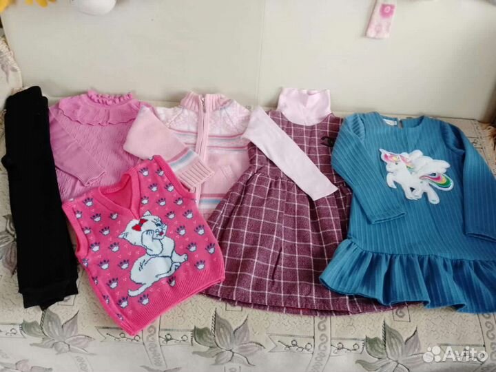 Много одежды на девочку 5-7лет