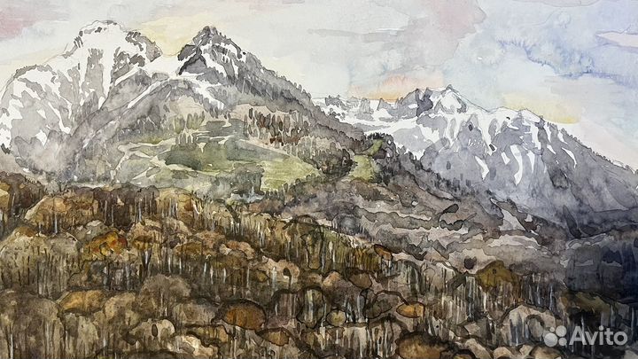 Картина акварель 30х40