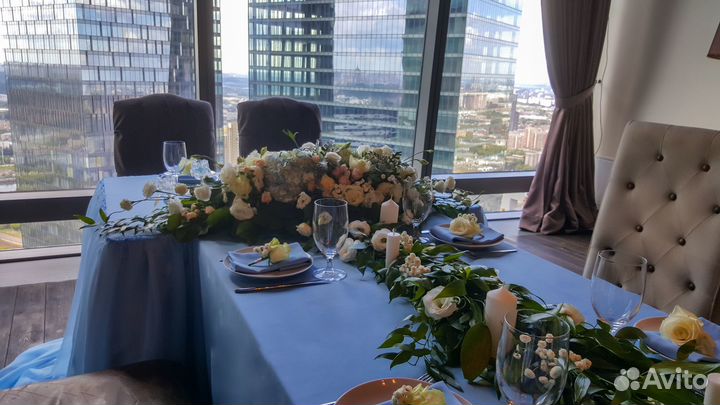 Свадебная флористика и декор, оформление свадьбы