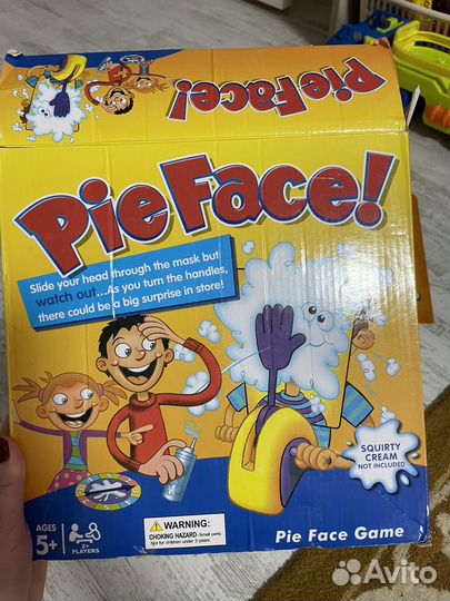 Пирог в лицо настольная игра