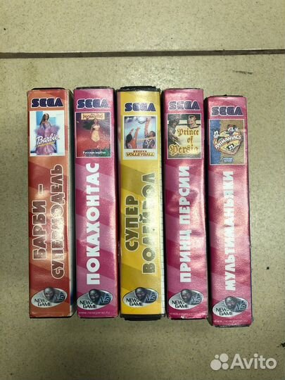 Картриджи для Sega