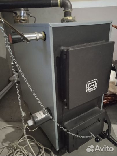 Твердотопливный котел бу