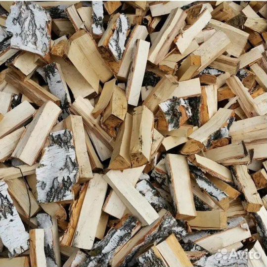 Берёзовые дрова полусухие осенние