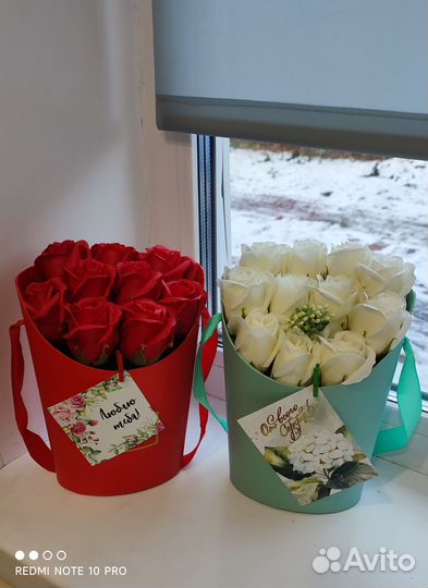 Букет мыльных роз