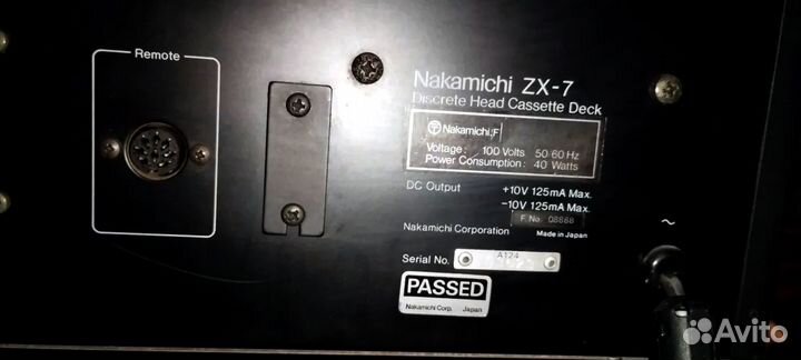 Кассетная дека Nakamichi ZX-7