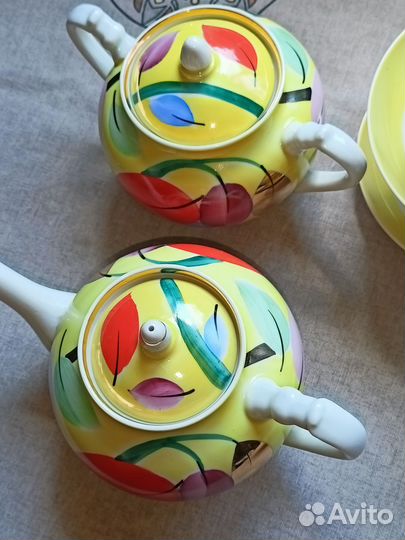 Чайный сервиз СССР Дулево Листья