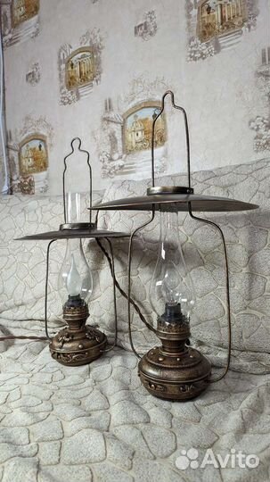 Керосиновая лампа антикварная. Реставрация