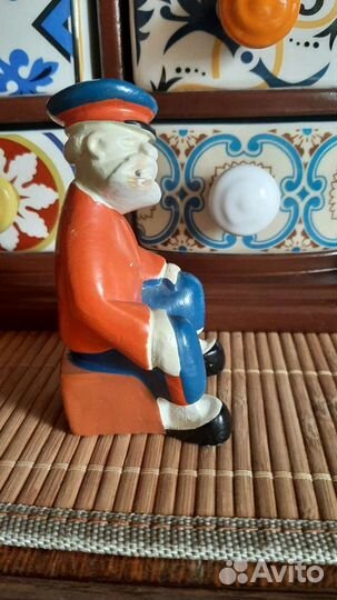 Статуэтка Дед- курильщик СССР