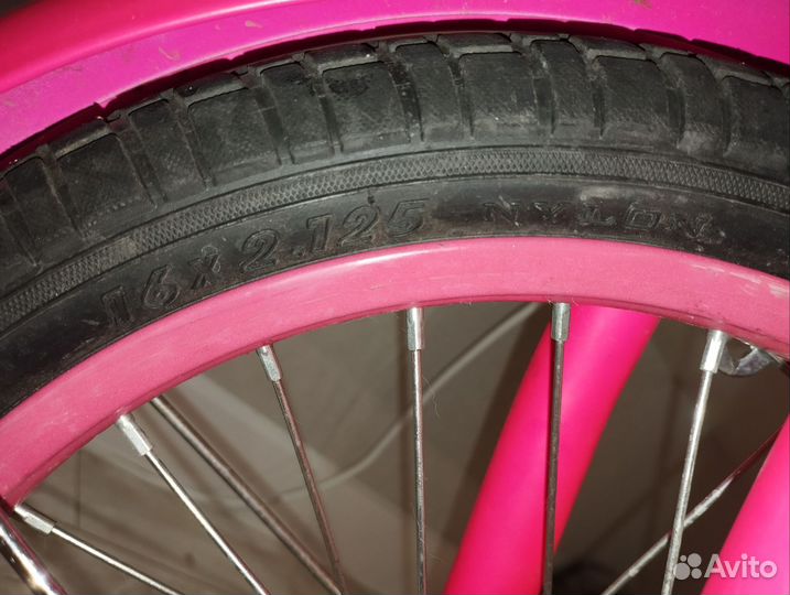 Детский велосипед для девочки 16