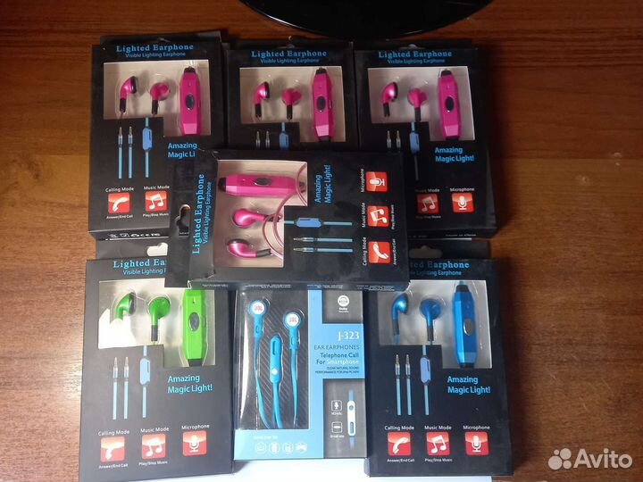 Светящиеся наушники lighet Earphone