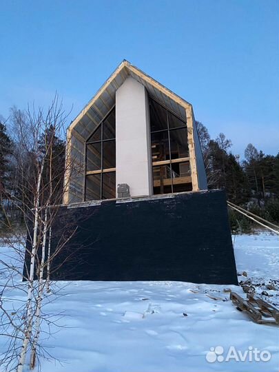 Окна фасадные алюминиевые