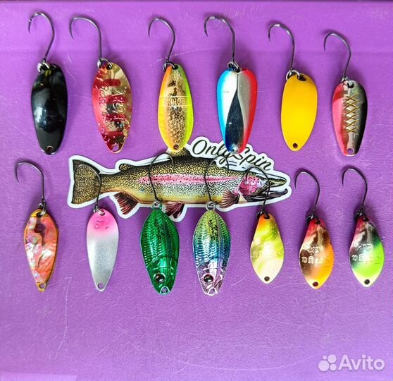 Японские блесны на форель