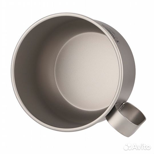 Титановая кружка с фиксированной ручкой 500 мл