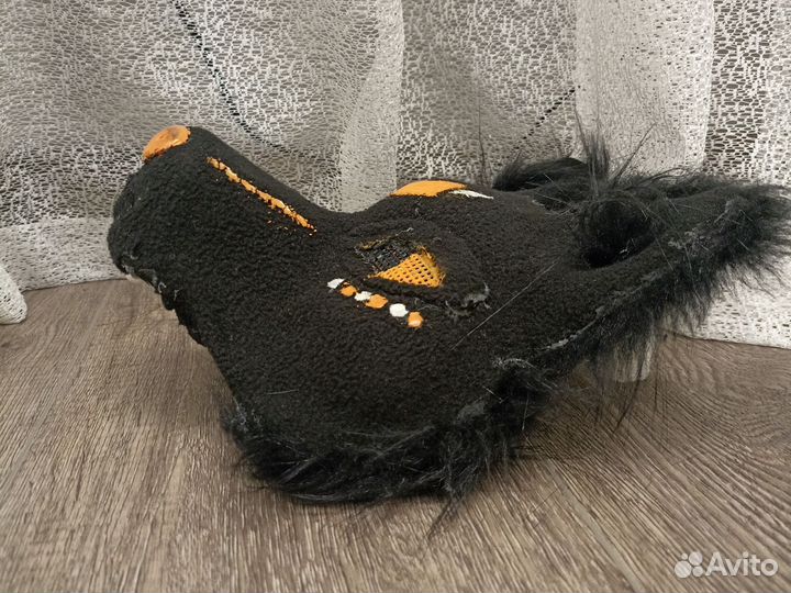 Маска для квадробики чëрный волк