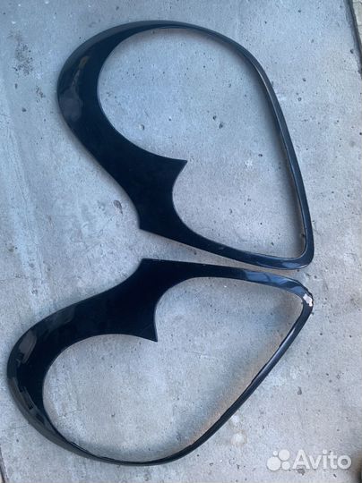 Ресницы на фары порше кайен 955