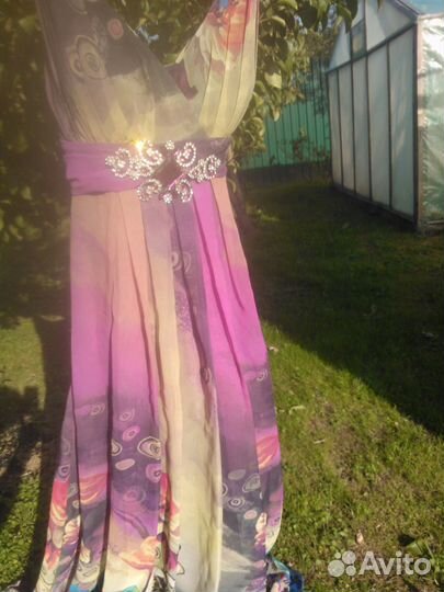 Платье с принтом,джин. рубашка,кофты