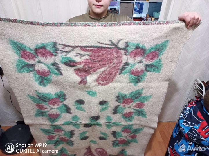 Детское теплое одеяло в кроватку зимнее