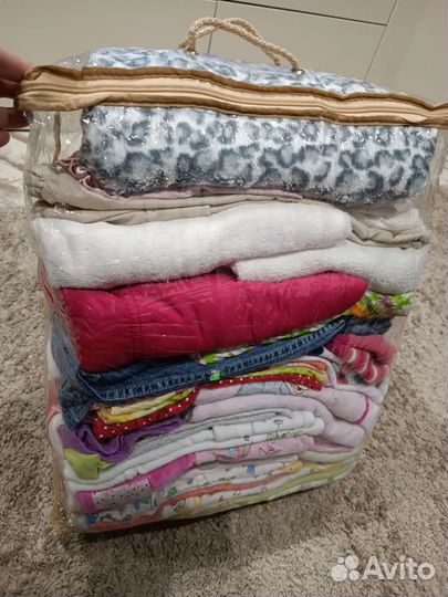 Огромное количество вещей на девочку от 3-18 мес
