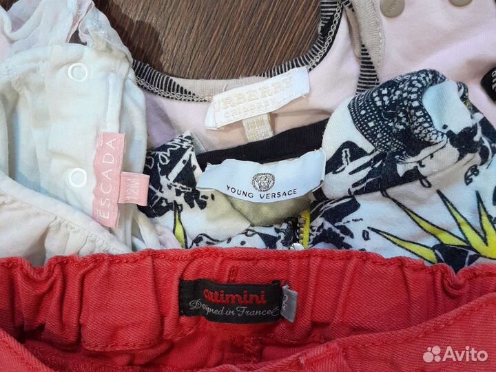 Брендовые вещи на девочку 1-2 года пакетом
