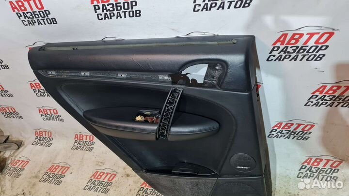 Обшивка задней левой двери Porsche Cayenne чёрная