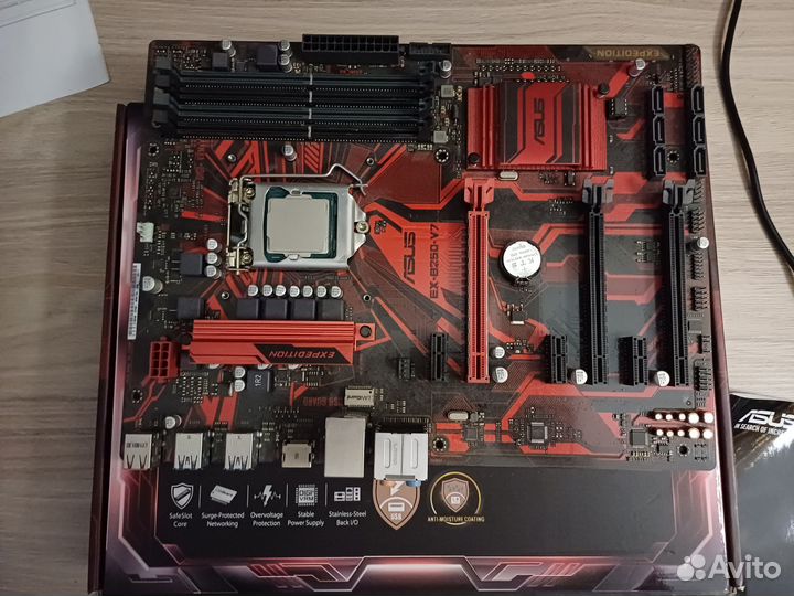 Материнская плата asus ex-b 250-v 7