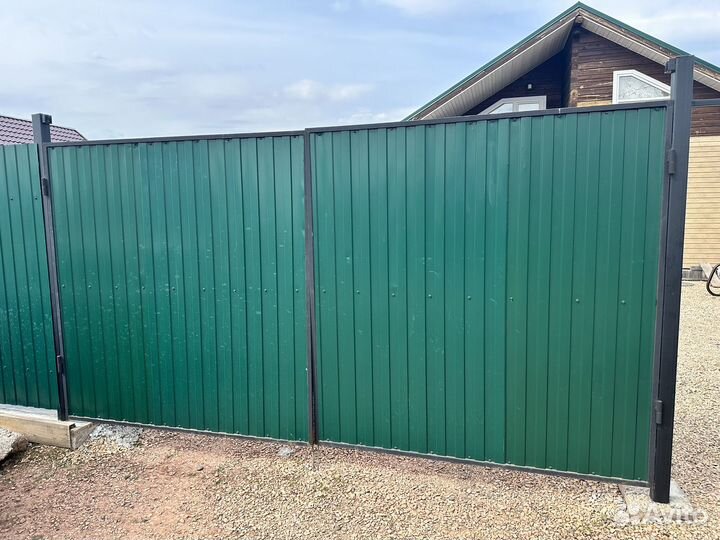 Ворота распашные бу