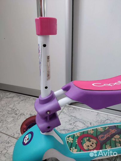 Самокат - беговел трёхколёсный Capella puppy