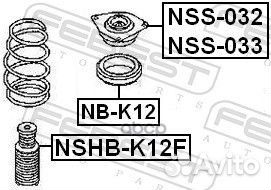 NSS-032 опора амортизатора переднего Nissan NS