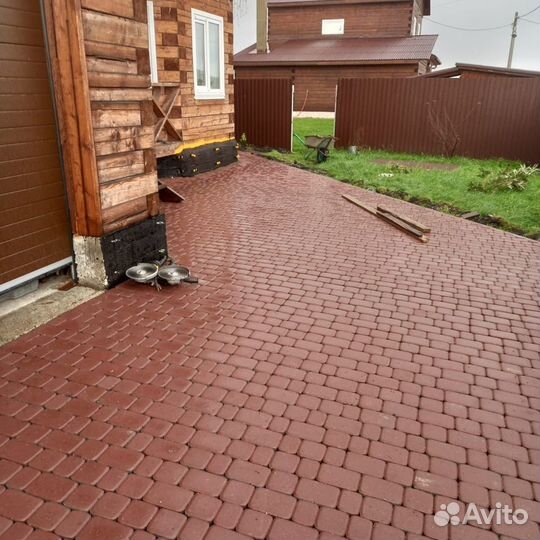 Кладка брусчатки