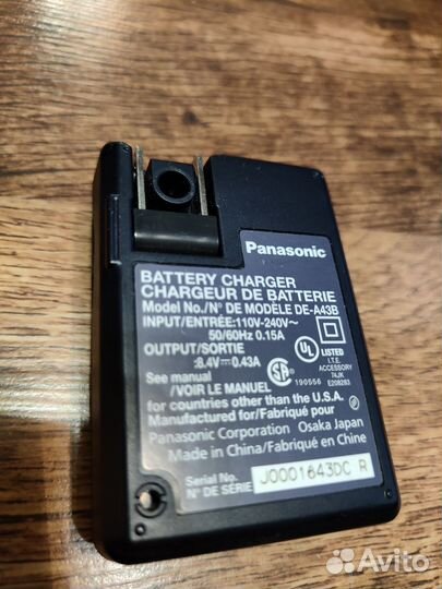 Зу для аккумулятора фотоаппарата оригинальное