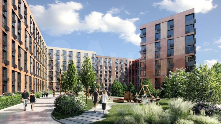 2-к. апартаменты, 51,6 м², 2/8 эт.