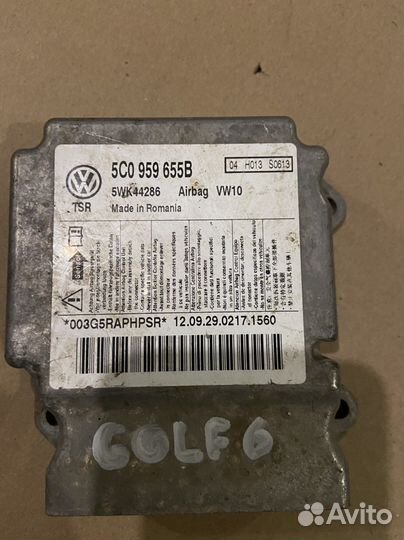 Блок AirBag SRS Volkswagen Golf 6 Yeti