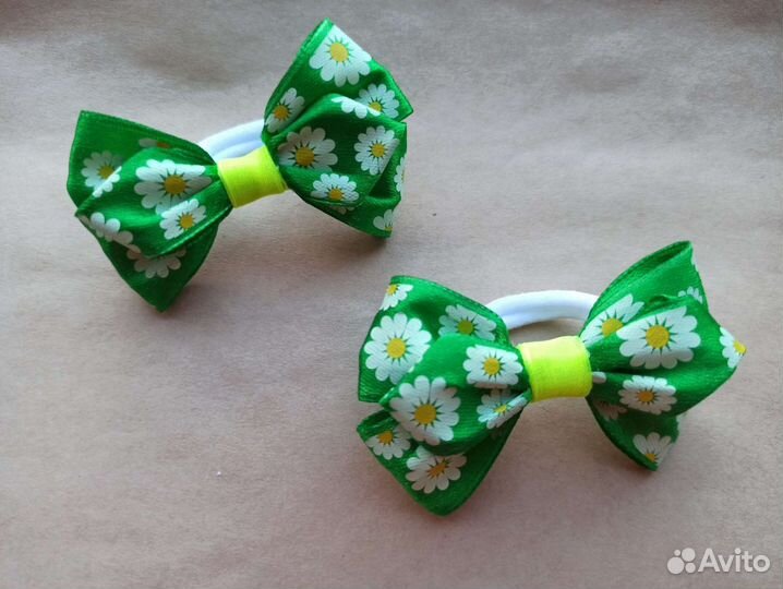 Бантики. Резинки для волос ручной работы