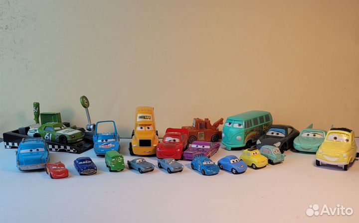 Тачки McDonalds disney Машинки тачки Хеппи мил