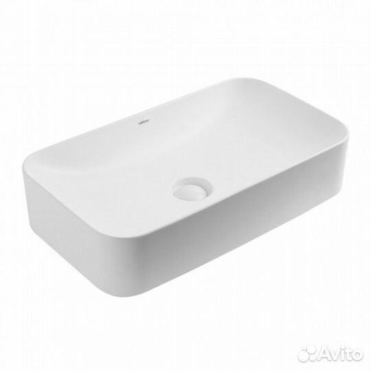 Раковина Abber Rechteck AC2204 белая матовая 60 см