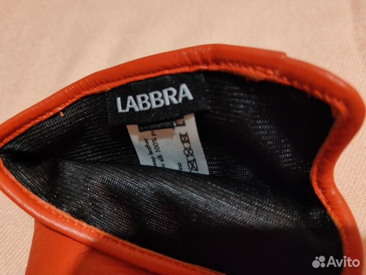 Кожаные женские перчатки, новые