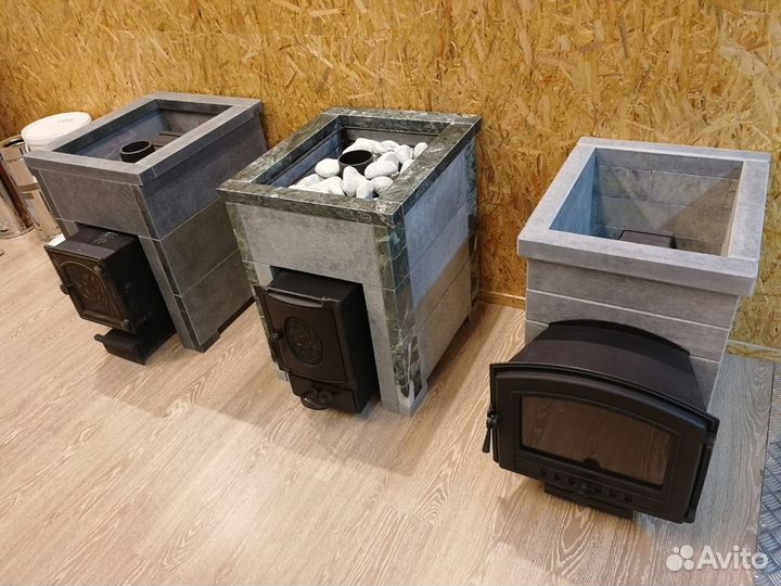 Облицовка печей для бань