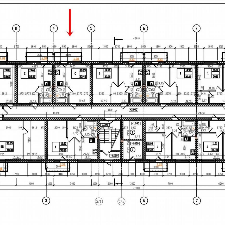 Квартира-студия, 23,5 м², 1/3 эт.