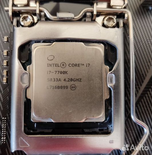 Комплектующие для пк: i7 7700k, Мат. пл, озу и SSD