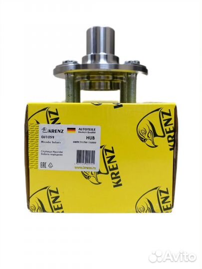 Ступица передняя Solaris l, ll Kia Rio lll, lV