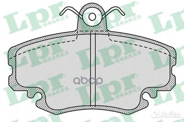 Колодки тормозные дисковые Renault Logan, Renau