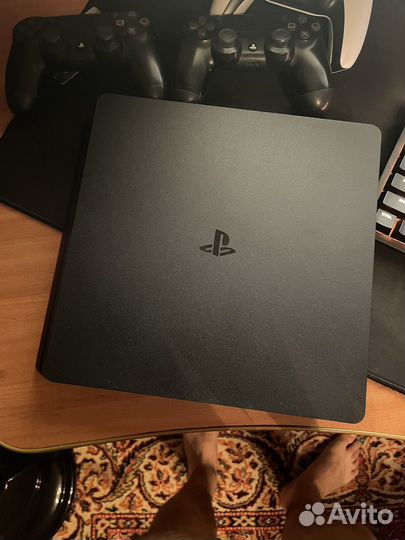 Sony playstation 4 slim 500gb +2 Геймпада