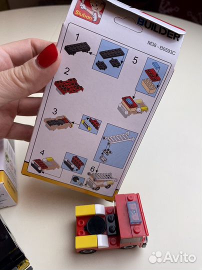 Лего пожарная машина и полицейская, конструктор